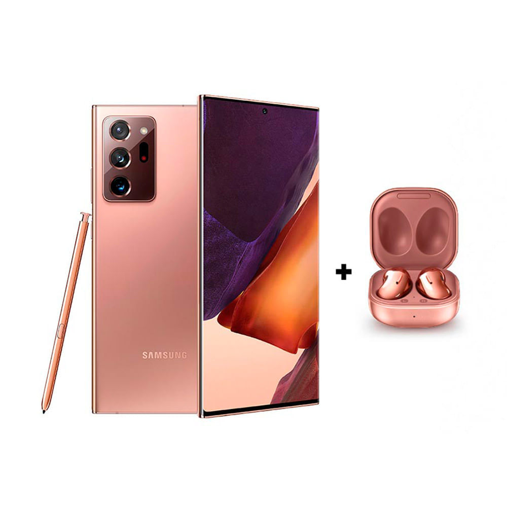 Celular Samsung Galaxy Note 20 6,9" 256GB Ultra Bronce + Audífonos Buds Live Cobre