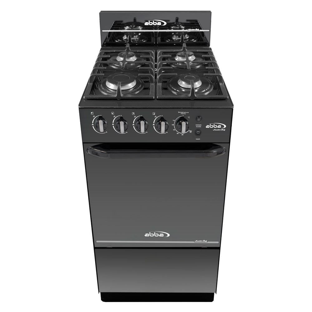Estufa de piso con horno Abba AG 201-5N gratinador 4 puestos gas natural