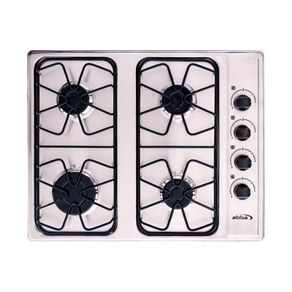 Estufa de empotrar Abba CG 4PLN EA 4 puestos gas natural acero inoxidable