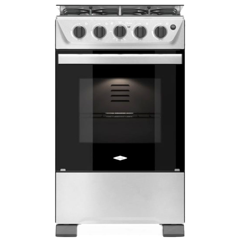 Estufa Haceb Romero 50 Vp Gn Inox Acero Inoxidable