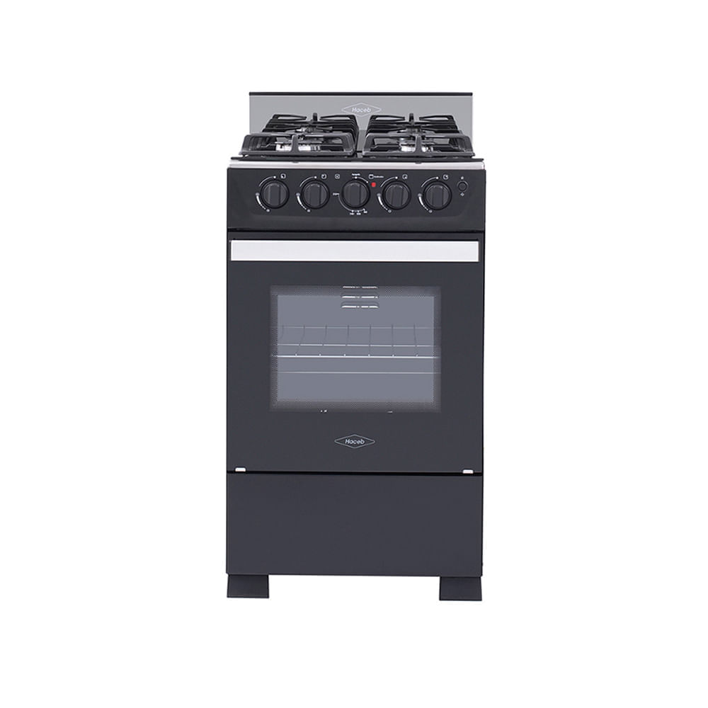 Estufa Haceb Romero Cristal 50 Gp Gas Propano Negro
