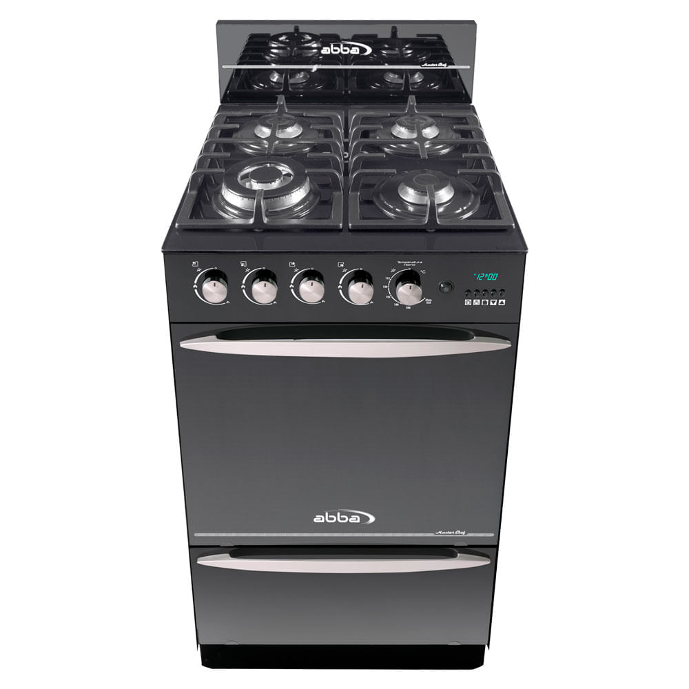 Estufa de piso con horno Abba Master Chef AG 203-6N gratinador 4 puestos gas natural