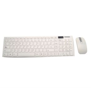 Combo: Mouse y Teclado Inalámbrico Jaltech Blanco WX01