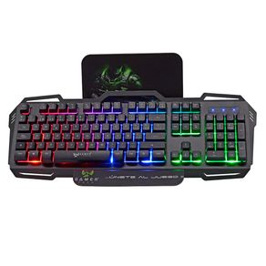 Teclado USB Gamer Tech Retro iluminado GT400T