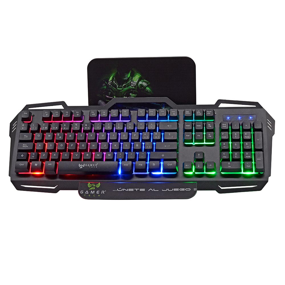 Teclado USB Gamer Tech Retro iluminado GT400T