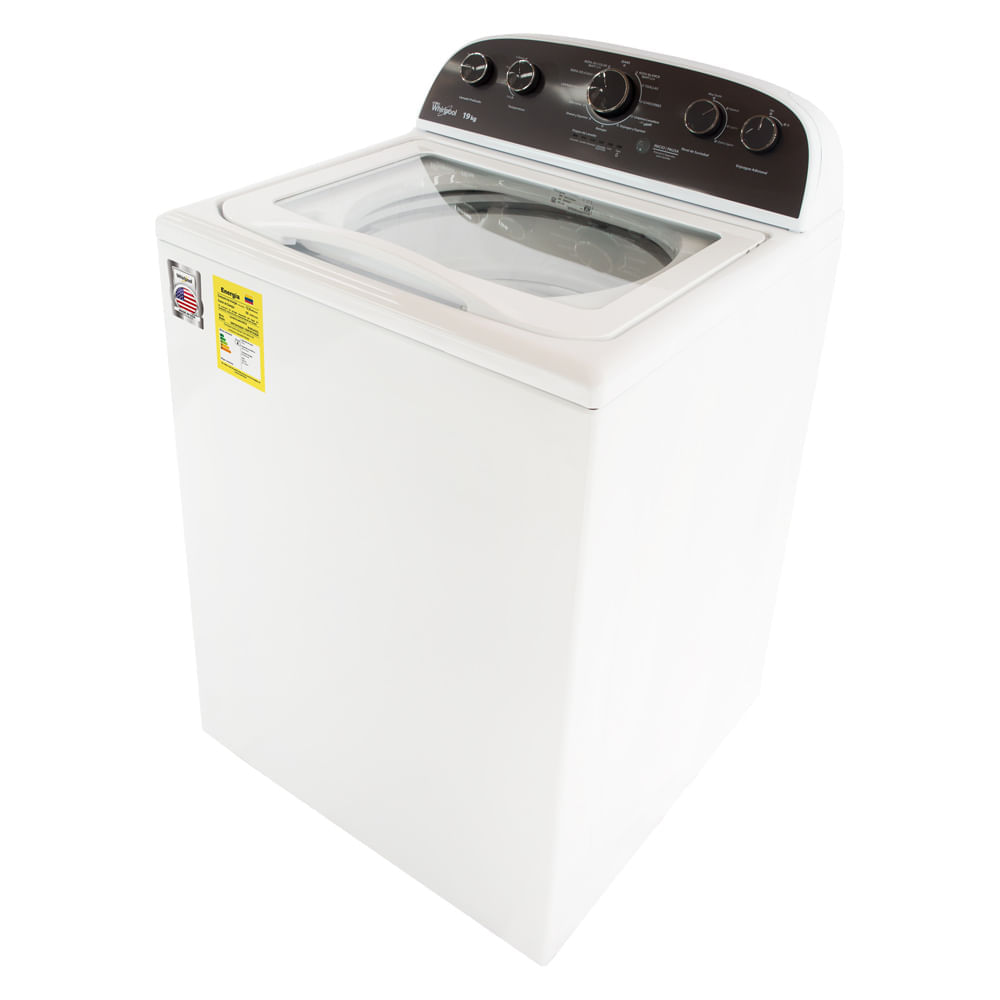 Lavadora Whirlpool 19kg/42Lb Agitador Blan Tapavid