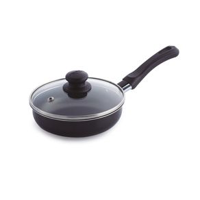 Cacerola Universal aliada 16cm con mango y tapa de vidrio