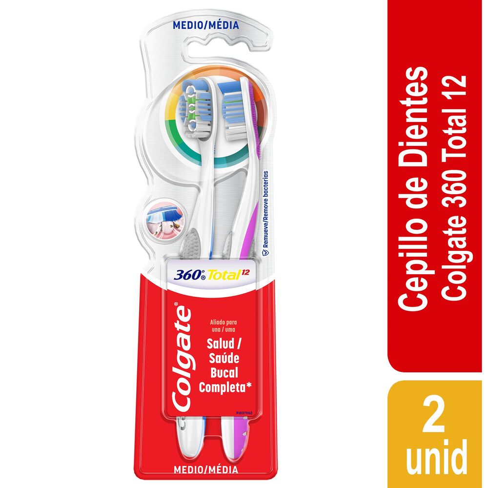 Cepillo de Dientes Suave Colgate 360° Surround x2und