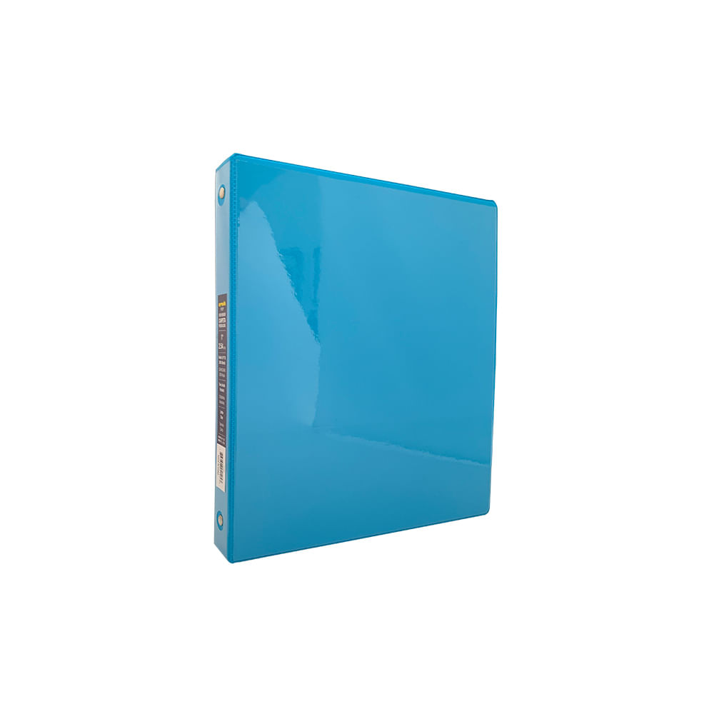 Carpeta en pasta argollada azul Impresionarte