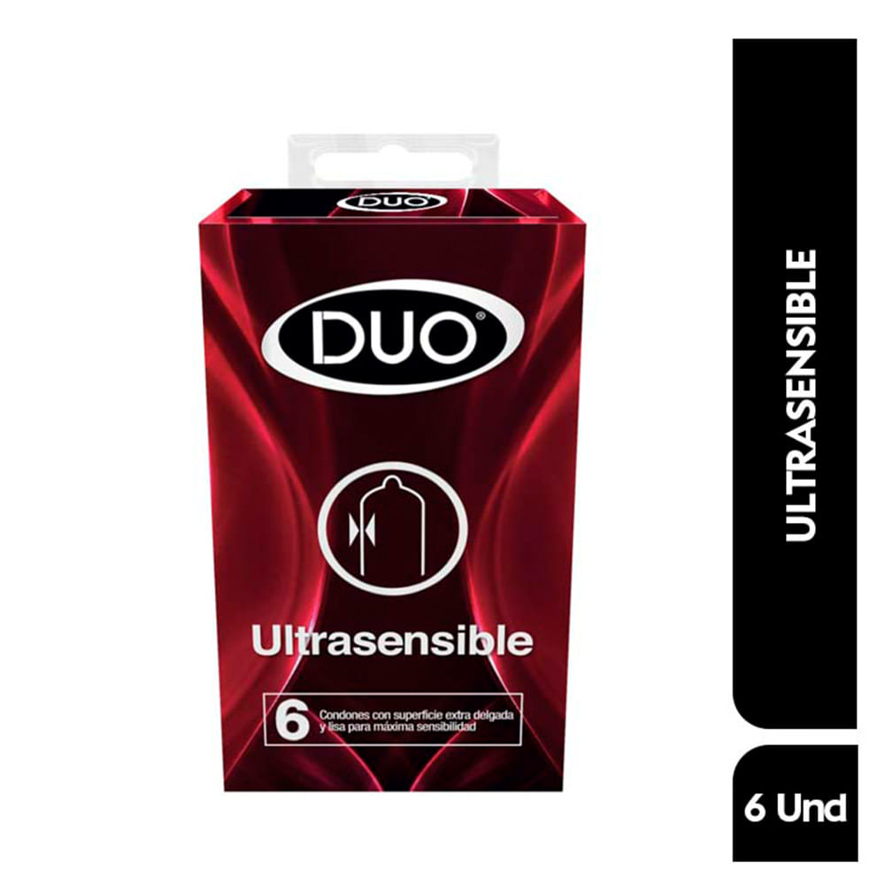 Condones Duo ultrasensible x 6 und