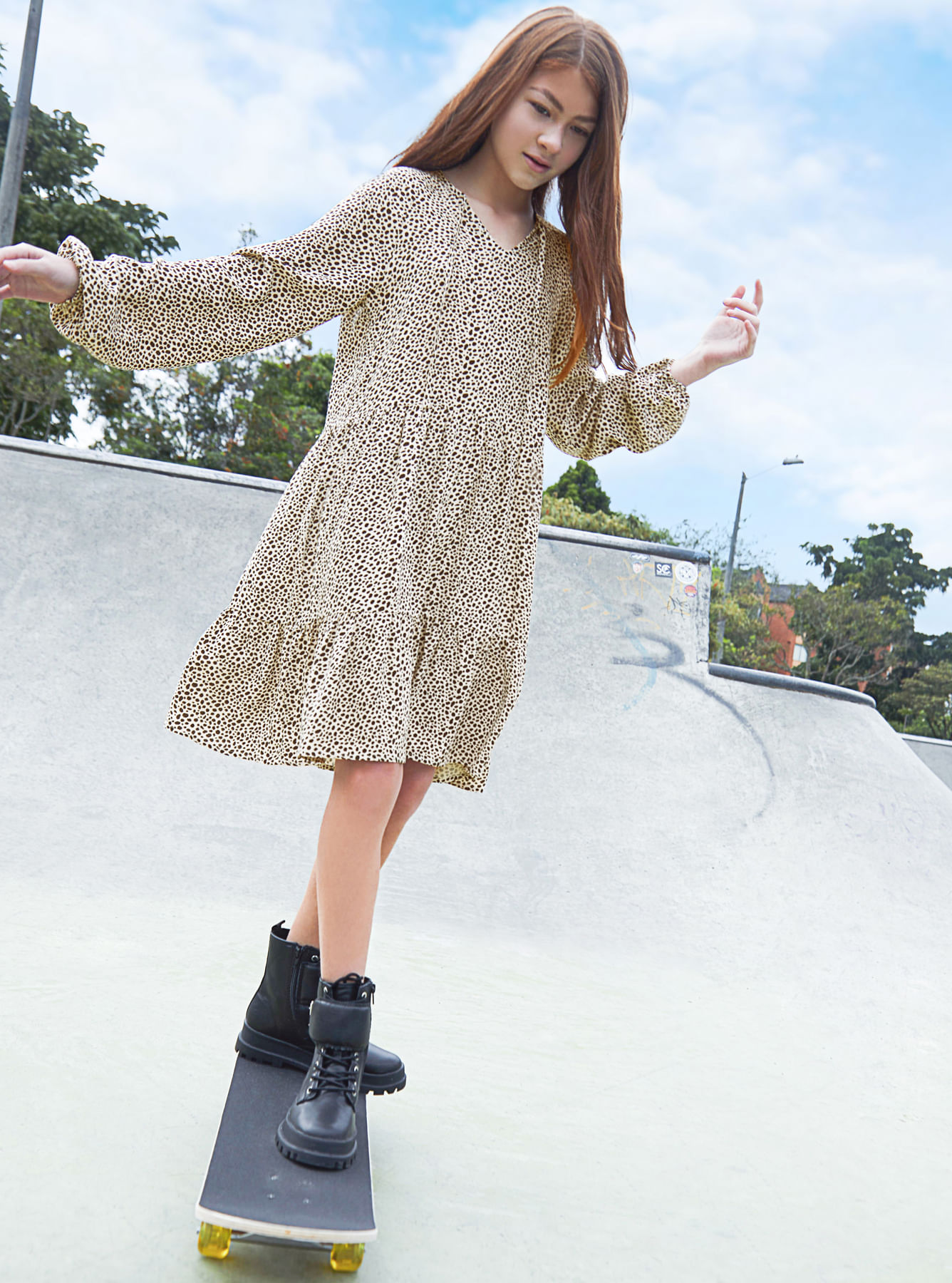 Vestido Manga Larga