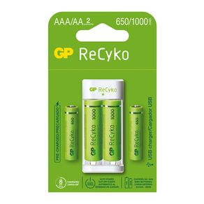 Cargador E211 2AA 1000 + 2AAA 650 MAH