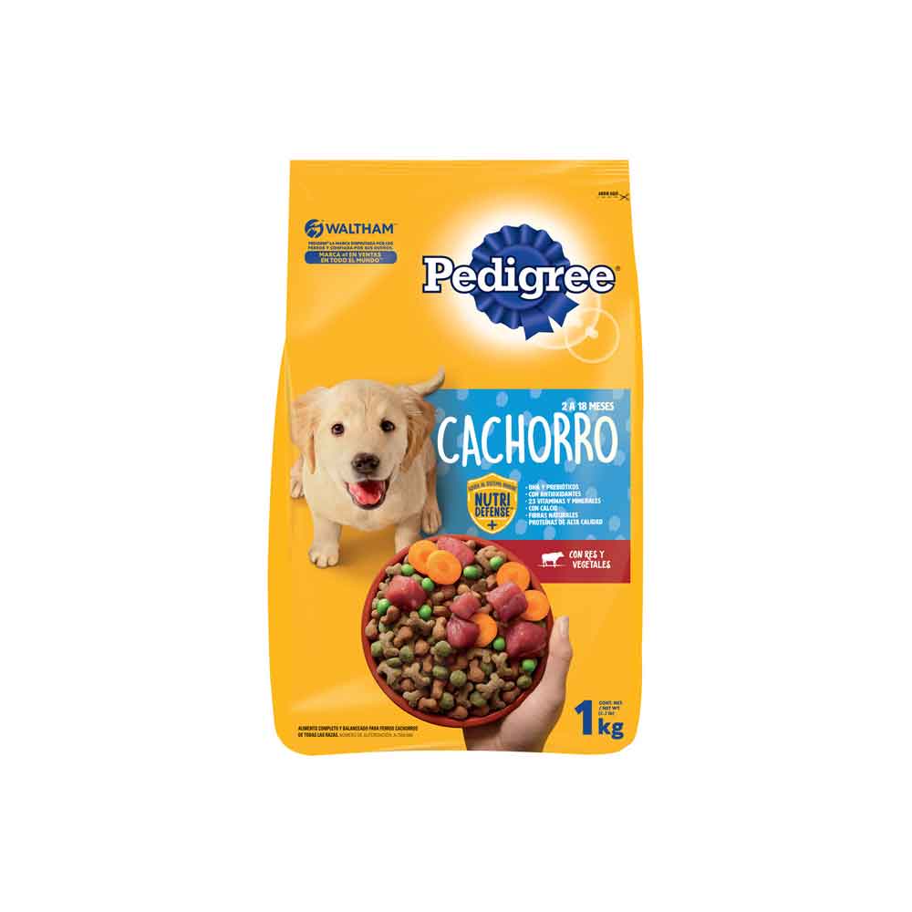 Alimento Pedigree para cachorros x1kg
