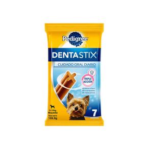 Snack Pedigree perro adulto raza pequeña barra dentastixcuidado oral x7und x109.9gr
