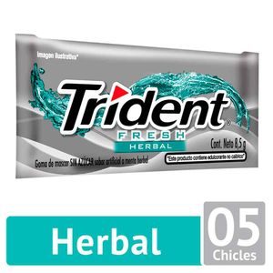 Chicle Trident Fresh Herbal x 8.5 g