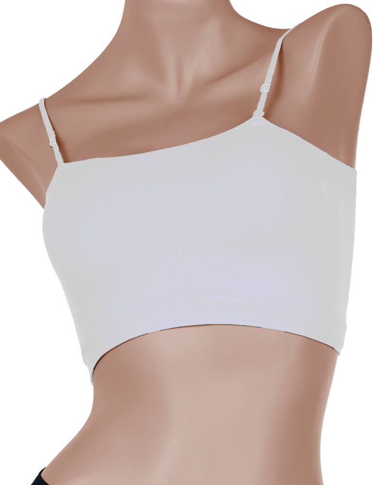 Top straples para mujer blanco 1s8194