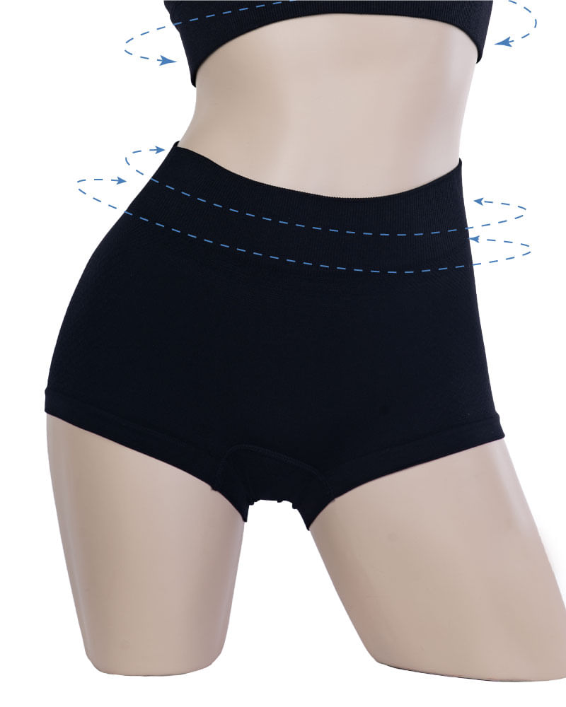 Boxer full support para mujer negro 1S6396
