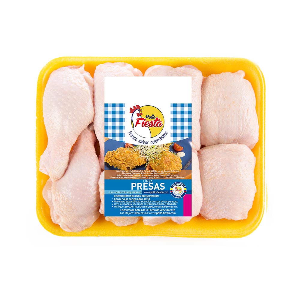 Bandeja Presas Familiar Pollo Fiesta x1,2kg