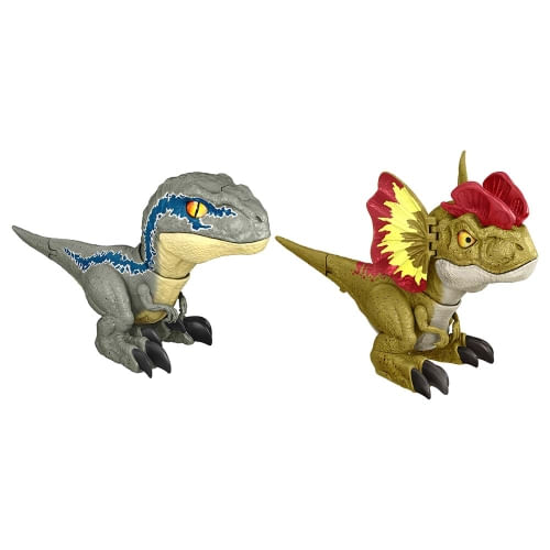 Surtido de dinosaurios interactivos Roady Roars Jurassic world Mattel