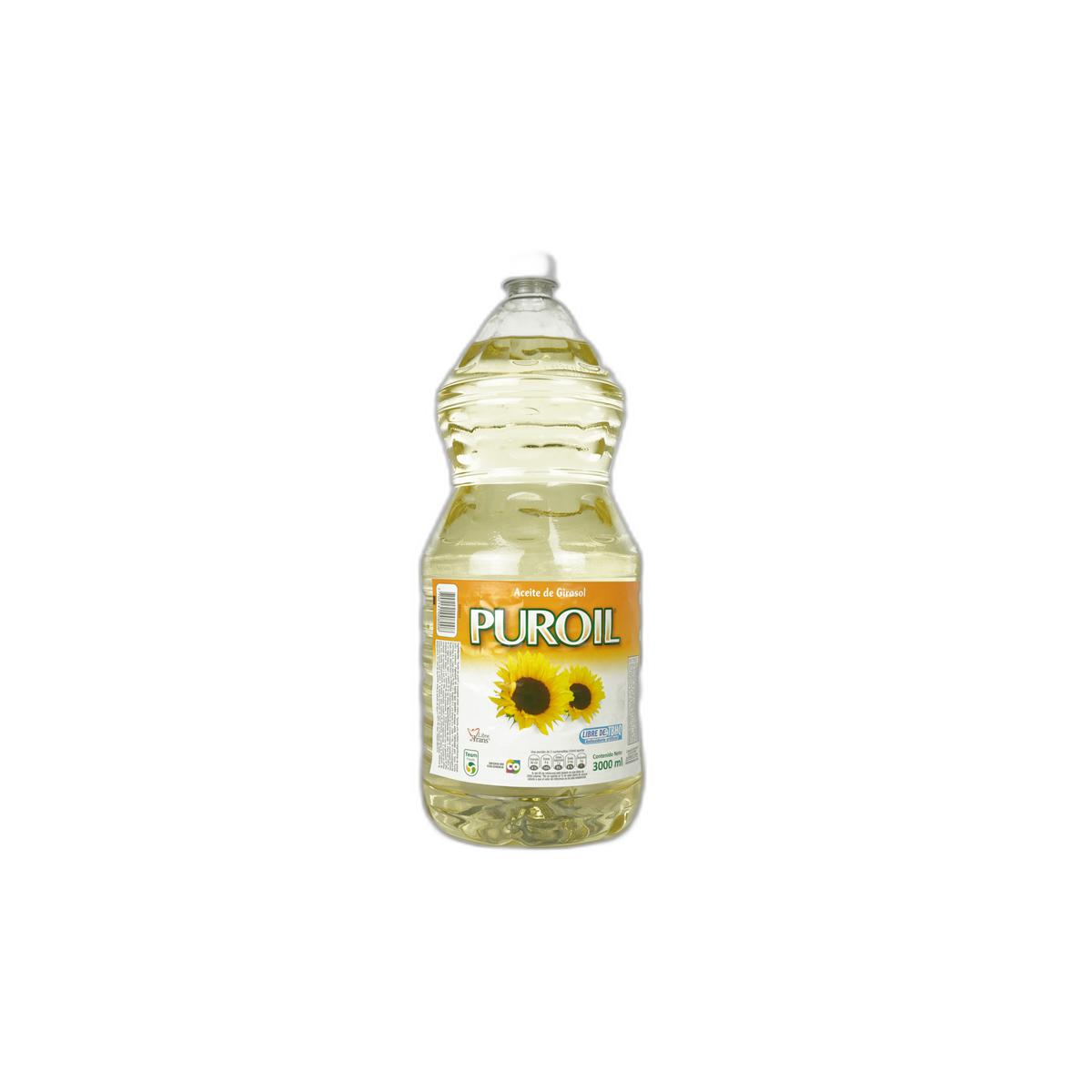Aceite Puroil girasol x3000ml