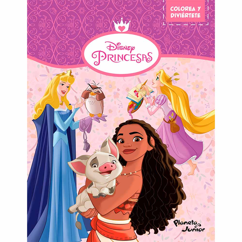 Libro Colorea y diviértete princesas Planeta