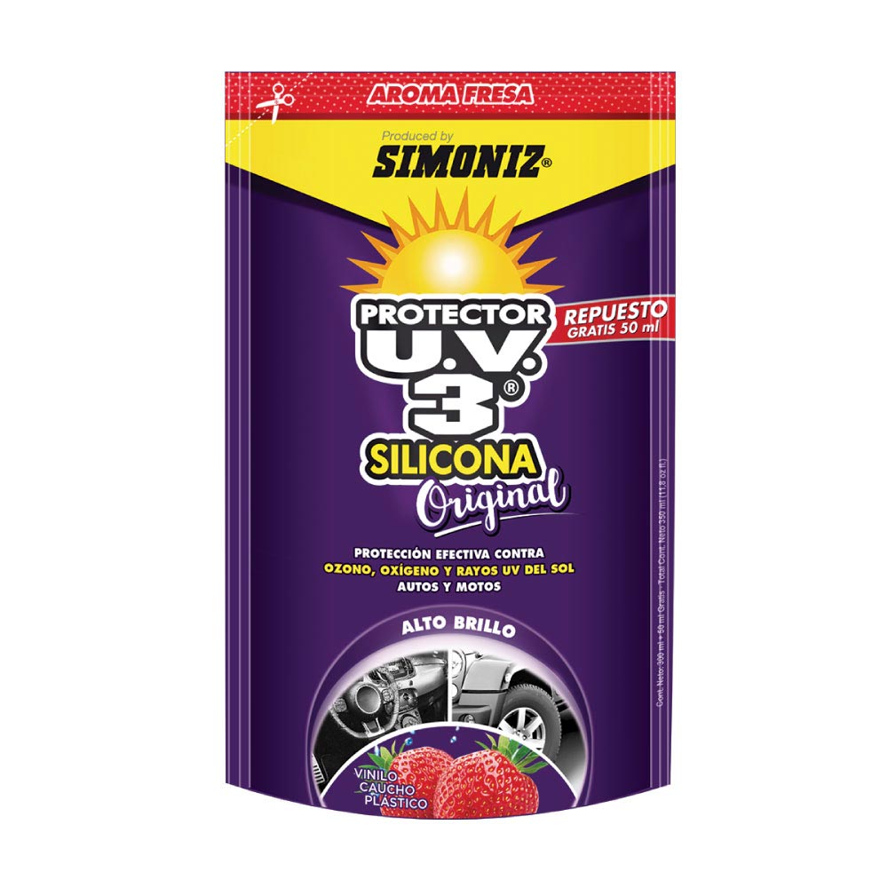 Silicona Simoniz UV3&nbsp;fresa x300ml + 50ml