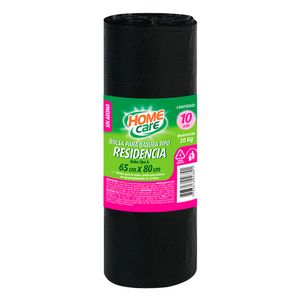 Bolsa residencia Home Care negra 65cmx80cm x10unds