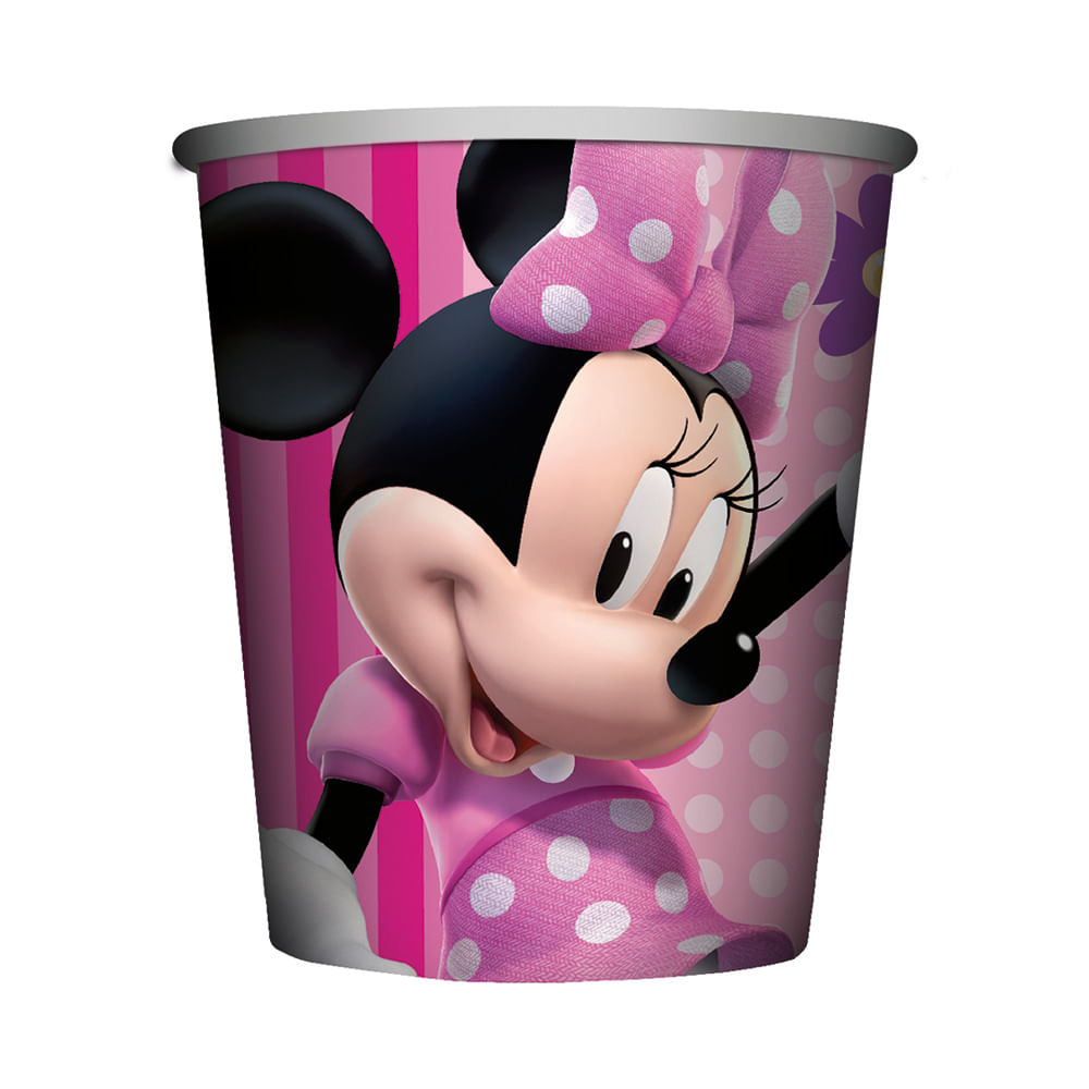 Vaso 9oz Minnie Bowtique Sempertex x8unds