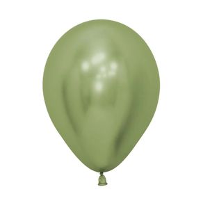 Globos R-12 Reflex Verde lima Sempertex x12unds