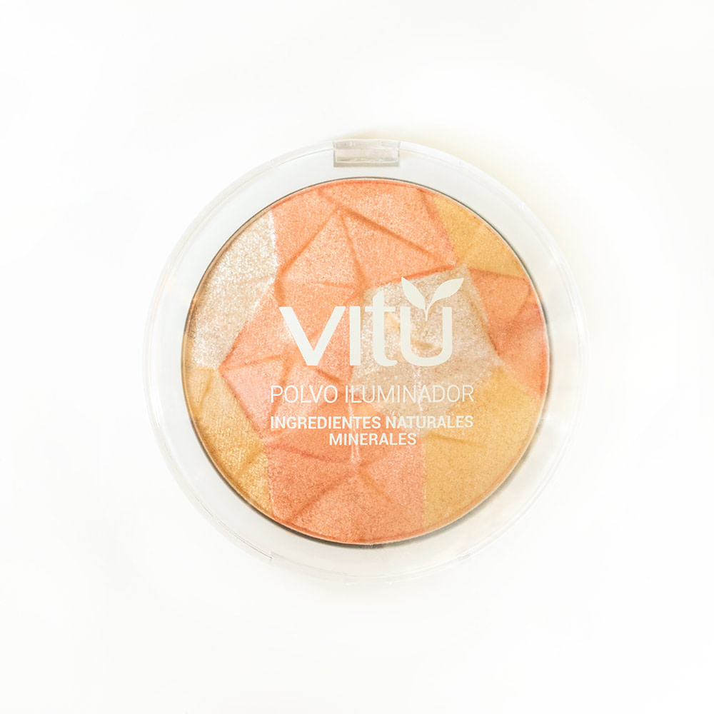 Iluminador Vitú ingredientes naturales minerales x10g