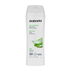 Leche corporal Babaria Reparadora Aloe x400ml