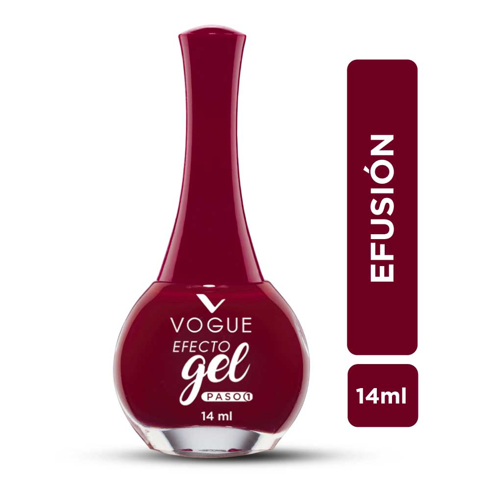 Esmalte Vogue efecto gel tono efusion x14ml