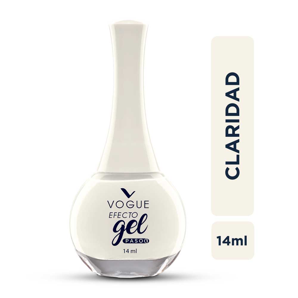 Esmalte Vogue efecto gel claridad x14ml