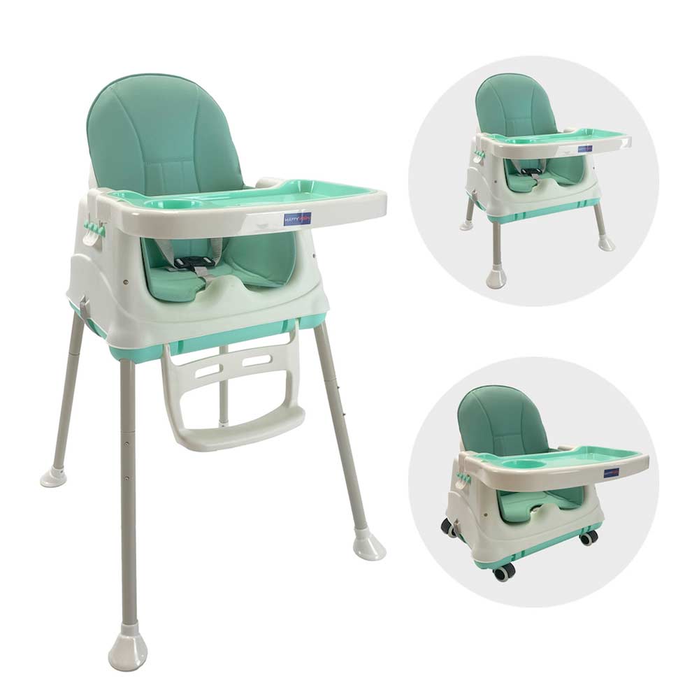 Silla Comedor 3 en 1 Zoe Verde Happy Baby