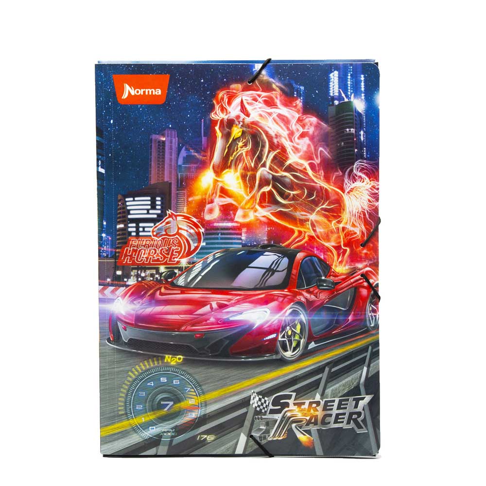 Carpeta plÁstica street racer