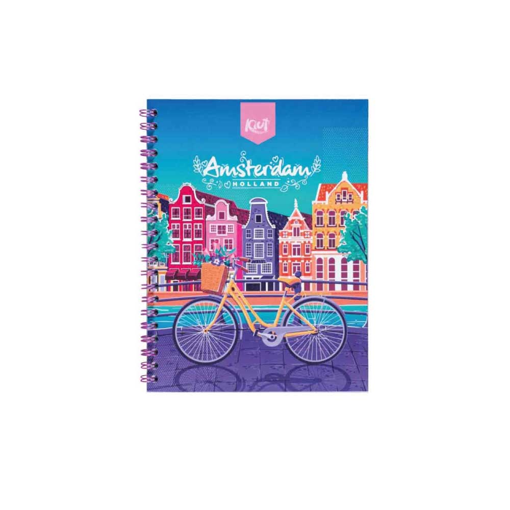 Cuaderno Argollado Durabook Medianoiano Kiut 80 Hojas Surtido