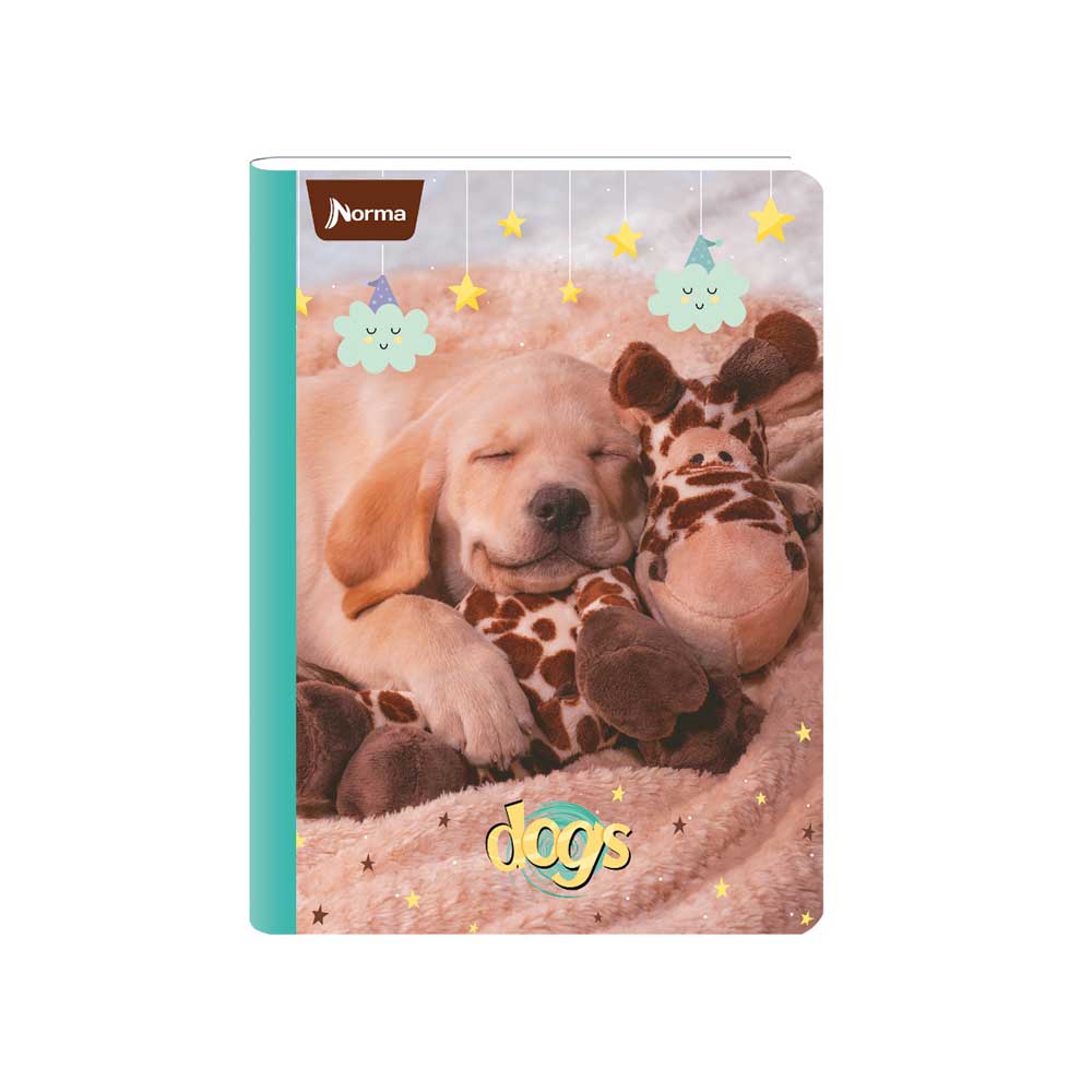 Cuaderno Cosido Dogs Med 100 Hojas Surtido