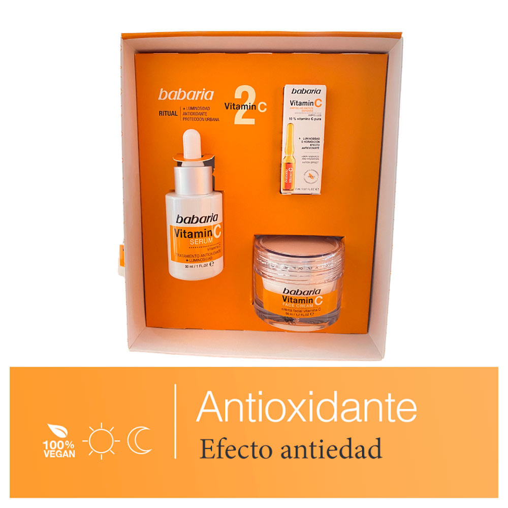Pack Babaria vitamina C Serum x30ml + Crema x50ml