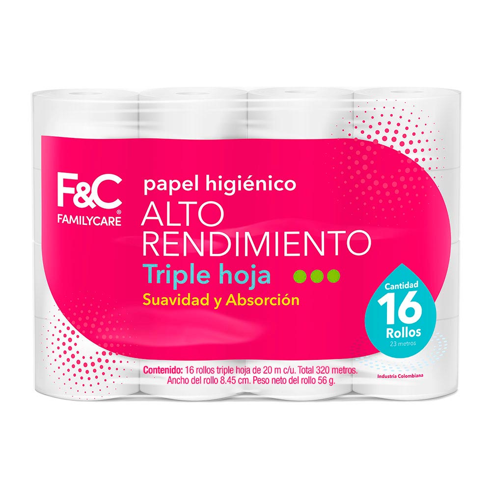 Papel higiénico Family Care x16unds x20m c-u