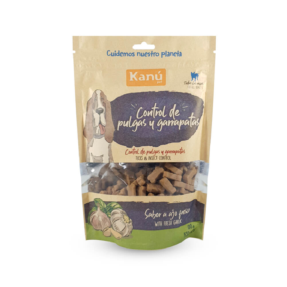 Galletas Kanu Control Pulgas Para Perro 180 GR