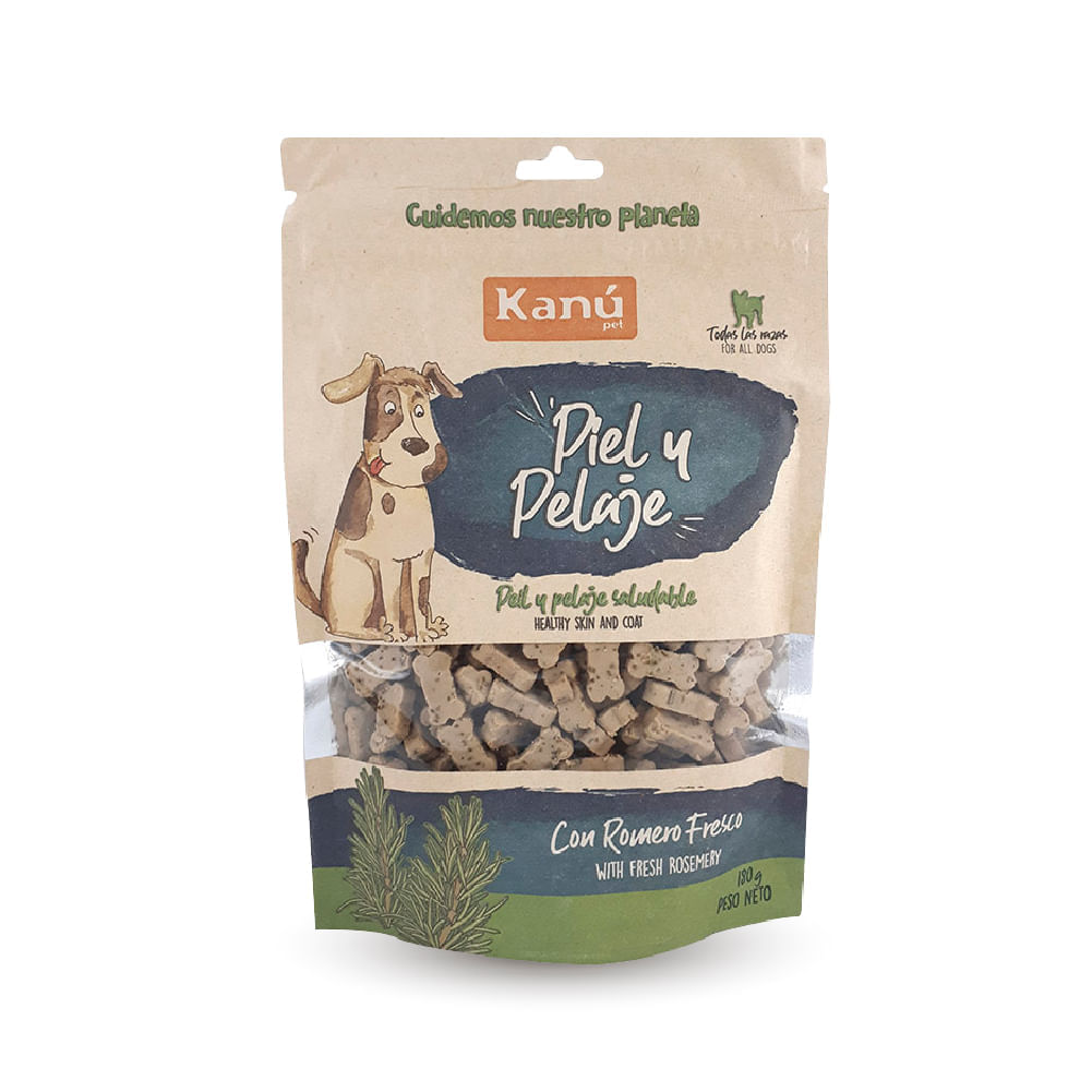 Galletas Kanu Piel y Pelaje Para Perro 180 GR