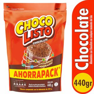 Mezcla en polvo Chocolisto x440g
