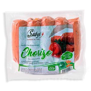 Chorizo Sabyi a base de soya x250g