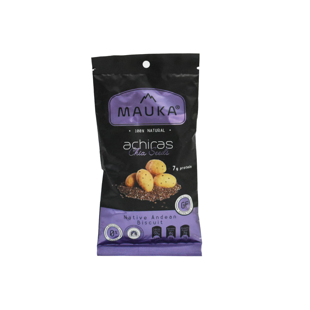Achiras Mauka semillas chia sin gluten x7g