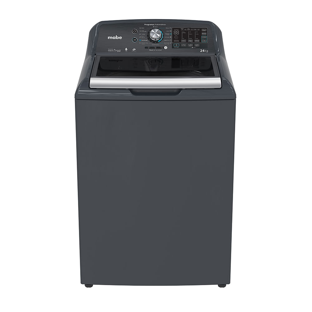 Lavadora Mabe 24Kg/53Lb Lmc74201Wdab0 Gris Aquasav