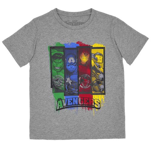 Camiseta estampada  m/c  infantil coleccion AVENGERS Talla 8