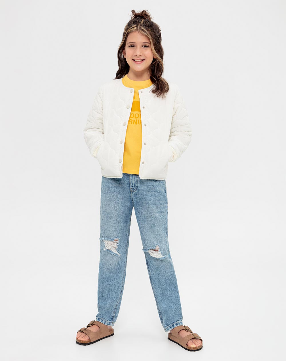 Chaqueta en Algodón Kids Femenino LAFI KD GEF