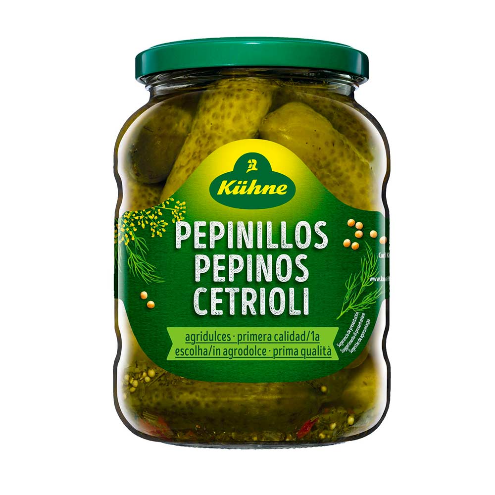 Pepinillos Agridulces Kuhne X 670g