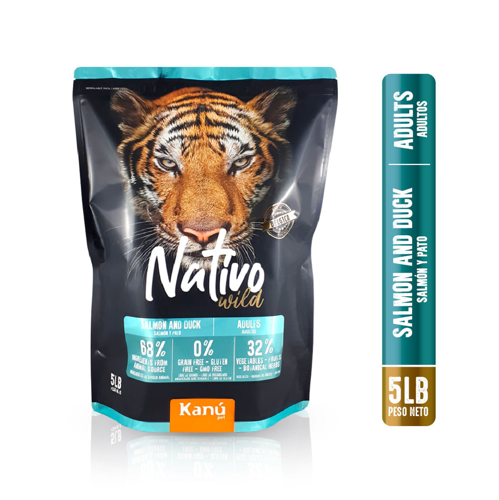 Alimento Para Gato - Kanu Nativo Wild Adulto 5 Lb