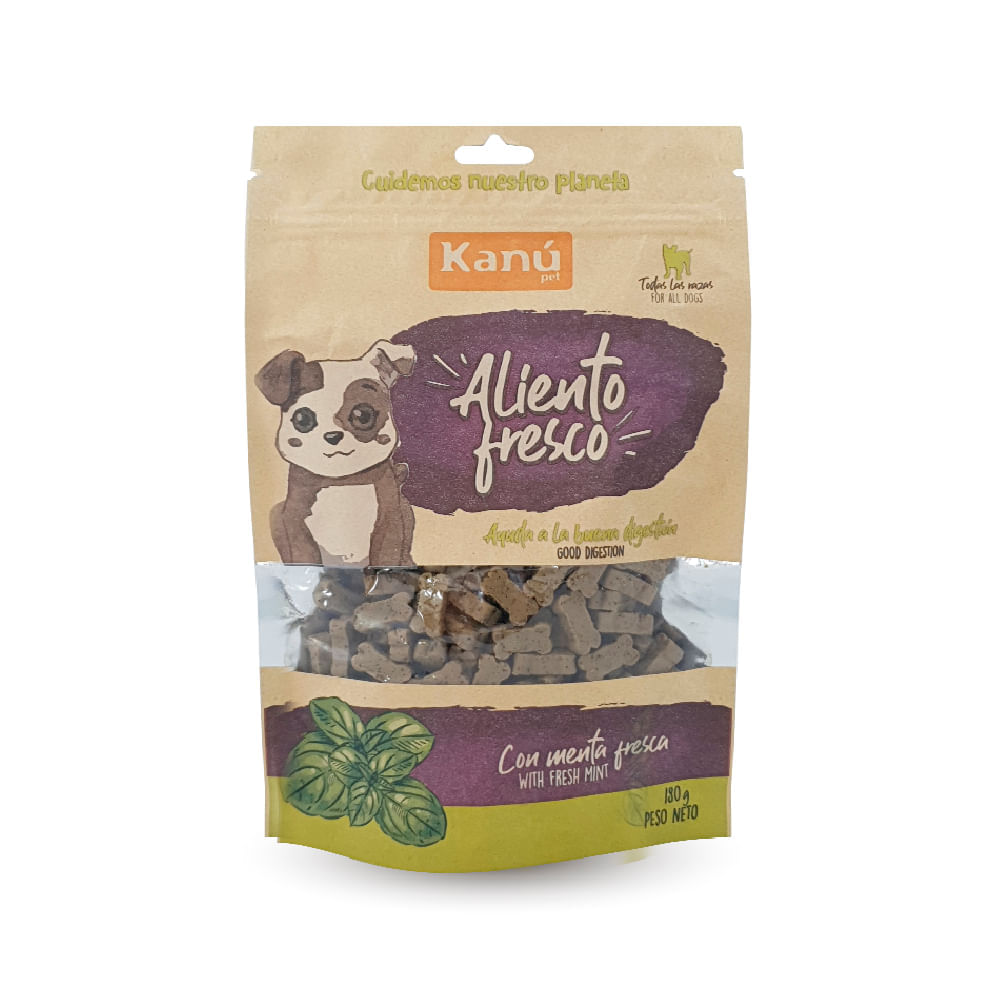 Galletas Kanu Aliento Fresco Para Perro 180 GR